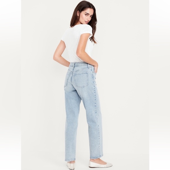 Old Navy High Rise OG Loose Jean Women’s 0 Curvy Straight Leg - Picture 1 of 10